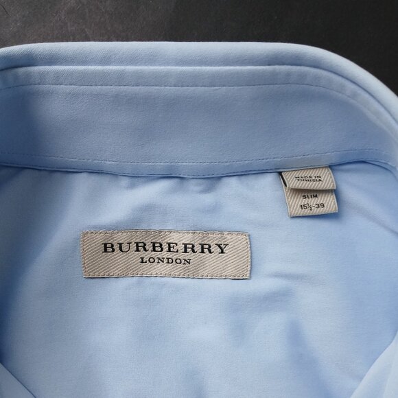 Burberry London Slim Fit Shirt Size 15 1/2 - 39 - Picture 4 of 10